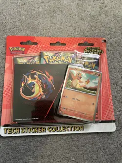 Pokemon TCG Mega Evolution Ascended Heroes Tech Sticker Collection Charmander - Image 1