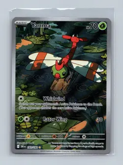 Yanma 183/182 Illustration Rare Destined Rivals Pokemon Lightly Played - Image 1