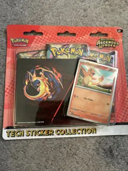 Pokemon TCG Mega Evolution Ascended Heroes Tech Sticker Collection Charmander - Image 1