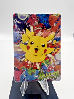 Pokemon Vintage Pocket Monsters Vending HOLO Prism Sticker 1999 Nintendo Japan - Image 1