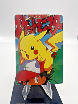 Pokemon Vintage Pocket Monsters Vending HOLO Prism Sticker 1999 Nintendo Japan - Image 2