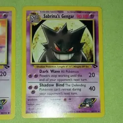 Pokemon TCG Gym Challenge Sabrina's Gastly/Haunter/Gengar Lot 96/55/29 1999 - Image 4