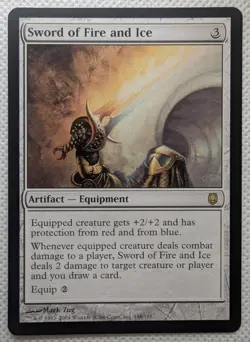 Sword of Fire and Ice - NM/Mint - 148/165 - Darksteel - MTG Magic the Gathering - Image 1