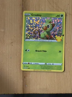 Pokemon Grookey McDonald's 25th Anniversary Promos 08/25 Holo - Image 1