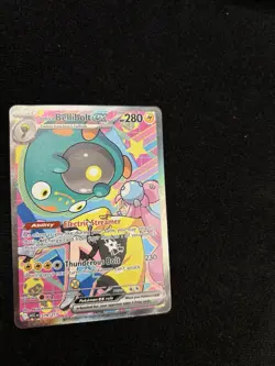Pokemon Iono's Bellibolt ex Special Illustration Rare Full Art Holo 280 HP Asce… - Image 1