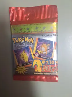 2 Pokemon Artbox Stickers Series 1 Sealed Factory Blister 1999 & Action Flipz - Image 4