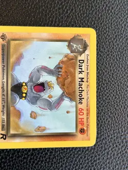 Team Rocket Pokemon TCG Dark Machoke 40/82 - 1ST EDITION - Image 2