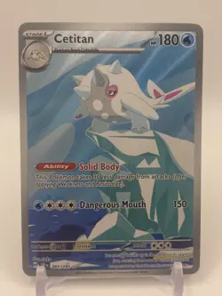 SV08: Surging Sparks Pokemon TCG Cetitan Illustration Rare Holofoil 201/191 - Image 1