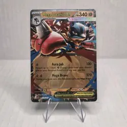 Mega Lucario Ex 113/217 Double Rare Ascended Heroes NM Pokemon TCG - Image 1