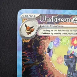 Umbreon ex 161 Pokemon Prismatic Evolutions Special Illustration Rare Mint!!! - Image 5