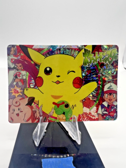 Pokemon Vintage Pocket Monsters Vending HOLO Prism Sticker 1999 Nintendo Japan - Image 1