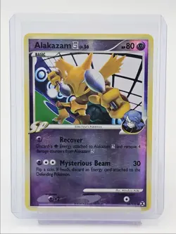 ALAKAZAM 2009 POKEMON PLATINUM RISING RIVALS REVERSE HOLO 38/111 Q1048 - Image 1