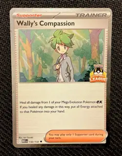 Pokemon Wally’s Compassion 132/132 Ultra Ball League SEA Stamp Promo - Image 1