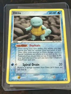 Pokemon Ditto 64/113 EX Delta Species Regular Common - Image 1