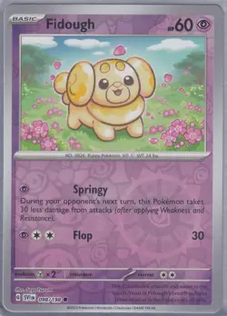 Pokemon SV1 EN Scarlet&Violet FIdough 098/198 Rare Reverse Holo/Foil GE-109 - Image 1