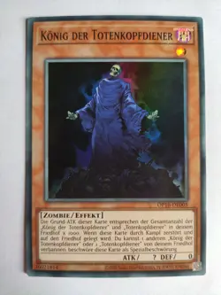 Konig der Totenkopfdiener OP16-DE005 Super Rare Deutsch nearmint Yu-Gi-Oh! Karte - Image 1
