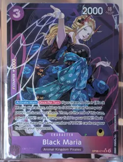 Black Maria OP08-074 - SR Alt Art- One Piece TCG Card Game - English Two Legends - Image 1
