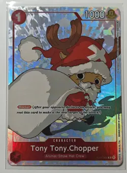 Tony Tony Chopper Gift Collection 2023 ST01 006 Alt Art Holo Foil One Piece Nm - Image 1