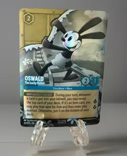 LORCANA OSWALD D23 PROMO - THE LUCKY RABBIT GEM MINT 06/D23 EN - Image 1