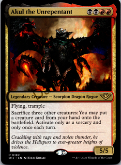 Akul the Unrepentant (189) - MTG - Outlaws of Thunder Junction Regular - Image 1