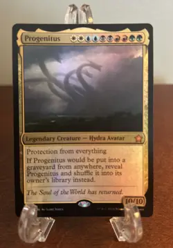 MTG Progenitus #244 (Foil) (NM) Foundations FDN Magic the Gathering - Image 1