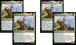 4x - Finneas, Ace Archer - #212 - x4 - Bloomburrow - NM MTG - Image 1