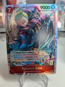 One Piece Roronoa Zoro EB04-007 SR ENGLISH OP15 - Image 1