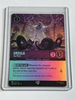 Ursula Sea Witch 208 Disney Lorcana Fabled 2025 Near Mint Holofoil Epic - Image 1