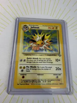 Pokemon TCG Jolteon Jungle Holo Rare Card 4/64 NM/LP ⚡ - Image 3