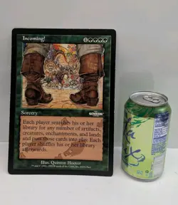 LARGE Incoming! 1998 Gen Con Oversized Promo Card Magic The Gathering - Image 1