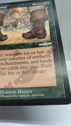 LARGE Incoming! 1998 Gen Con Oversized Promo Card Magic The Gathering - Image 3