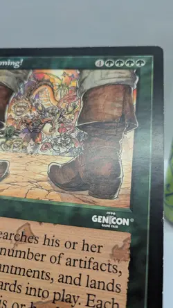 LARGE Incoming! 1998 Gen Con Oversized Promo Card Magic The Gathering - Image 4