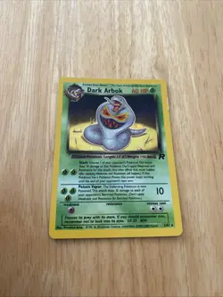 Pokemon Dark Arbok Holo Rare TCG Card 2/82 - Image 2