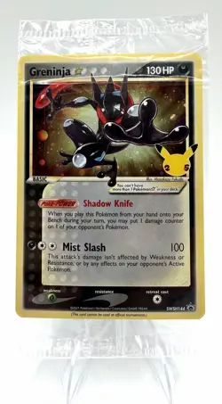 Pokemon Greninja Promo Pack 25th Anniversary Sealed - 1 Card - Image 1