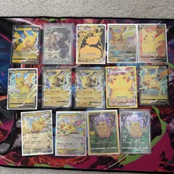 Lot Of Pokemon Cards -Pikachu full art lot - Image 1