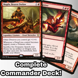Magda, Brazen Outlaw Commander Deck EDH 100 Magic Cards Custom Deck MTG Dwarves - Image 1