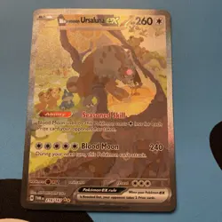 Pokemon Card - Bloodmoon Ursaluna EX 216/167 Twilight Masquerade - SIR - NM/LP ⭐ - Image 1