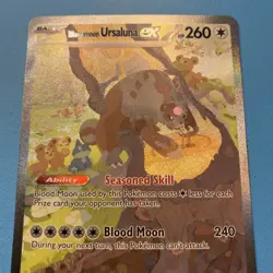 Pokemon Card - Bloodmoon Ursaluna EX 216/167 Twilight Masquerade - SIR - NM/LP ⭐ - Image 3