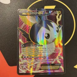 Pokemon TCG Emolga Holo Full Art Ultra Rare Card 2014 EX XY 143/146 - Image 1