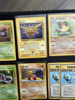 Pokemon Vintage 27 Card Lot - Mixed Languages - Poliwag Split Earth - Japanese - Image 3
