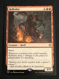 1x Hellrider (334) Jumpstart MP MTG Magic the Gathering x1 MKE - Image 1