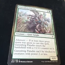 Magic the Gathering MTG Garenbrig Paladin (157) Throne of Eldraine LP - Image 1