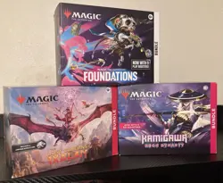 Magic the Gathering 3 Bundle Lot Foundations Kamigawa Ixalan - New Sealed - Image 1