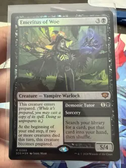 Emeritus of Woe -80 M Foil Secrets of Strixhaven MTG - Image 1