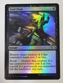 Mtg - Fatal Push (Foil) - Double Masters - Uncommon - #93 - NM - Image 1