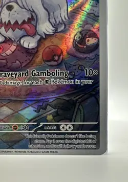 NM SV01: Scarlet & Violet Base Set Greavard Illustration Rare 214/198 Pokemon TC - Image 4