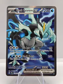 Black Kyurem ex 218/191 Ultra Rare Surging Sparks Pokemon NM - Image 1