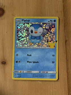 Pokemon Piplup McDonald's 25th Anniversary Promos 20/25 Holo - Image 1