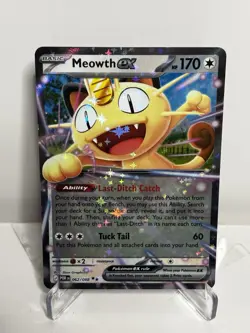 Meowth EX 62/88 : Double Rare - Perfect Order Pokemon TCG English NM - Image 1