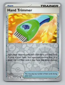 Reverse Holo Hand Trimmer 150/162 Uncommon Temporal Forces Pokemon - Image 1